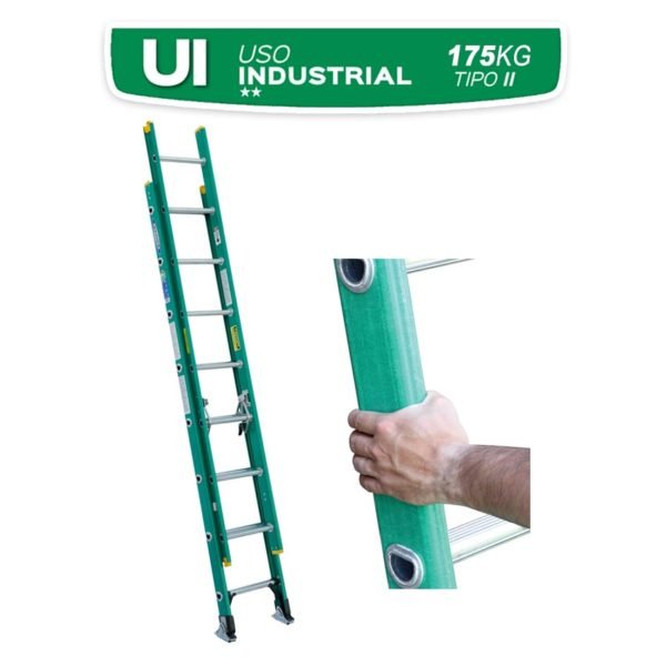 Escalera de Fibra de Vidrio SERIE D5900-2MX