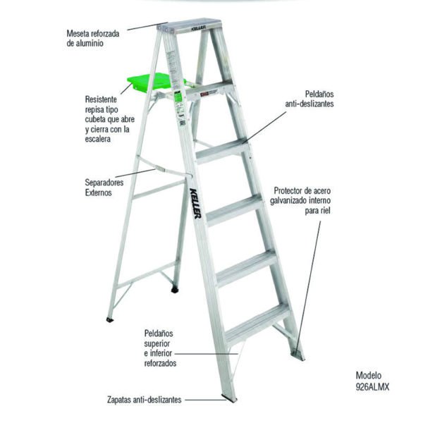 Escalera de Aluminio SERIE 92ALMX - Image 3