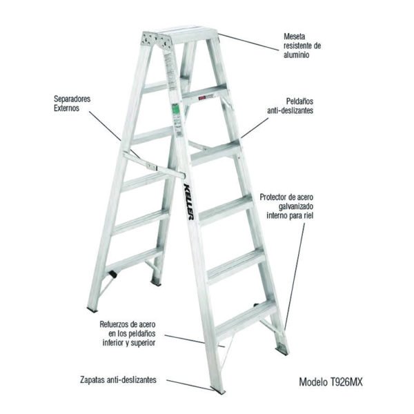Escalera de Aluminio SERIE T92MX - Image 2
